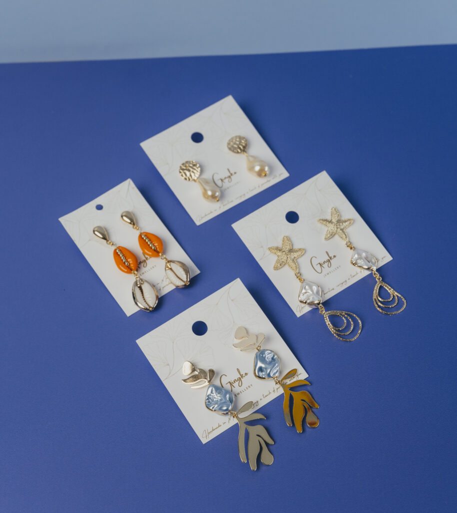 Boucles d'Oreilles Gingko