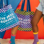 Sac de Plage à Carreaux