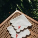 Sets de 2 Serviettes Brodées 