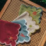 Sets de 2 Serviettes Brodées 