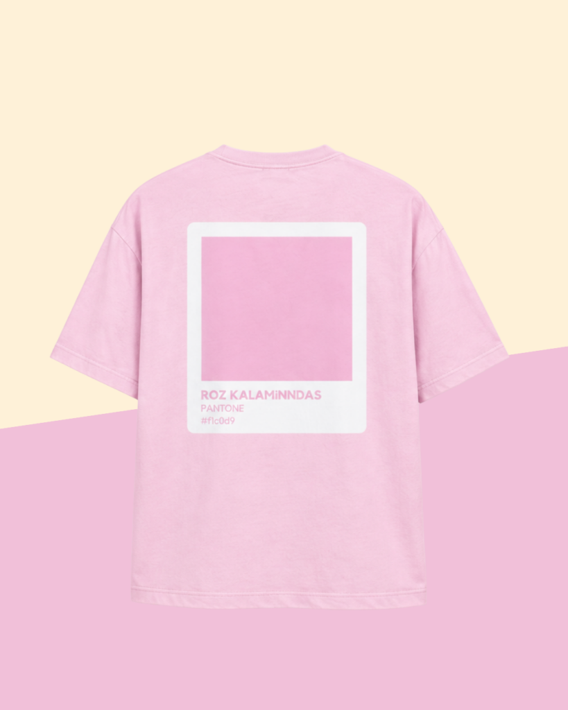 T-shirt Roz Kalaminndas