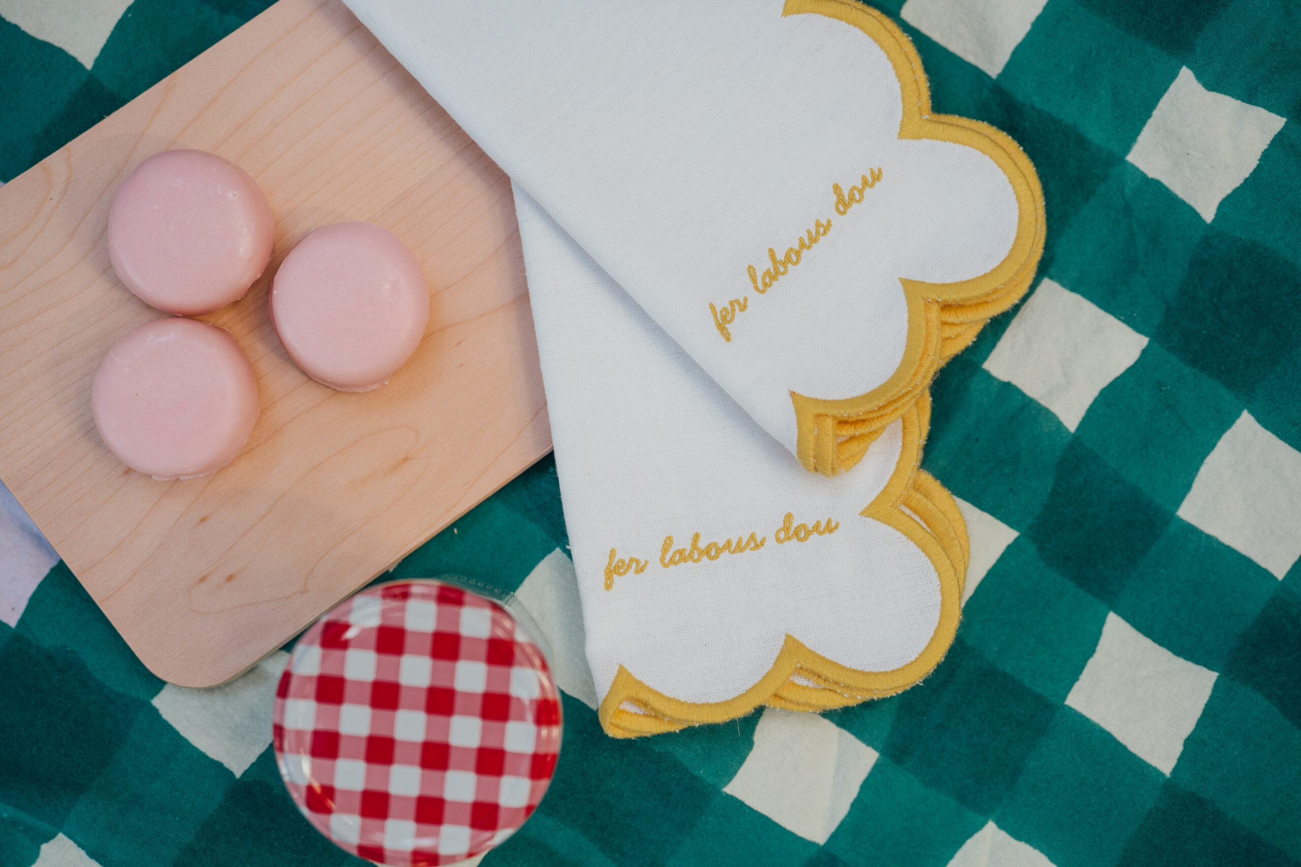 PIKNIK Set de 2 jaune – Fer Labouss Dou