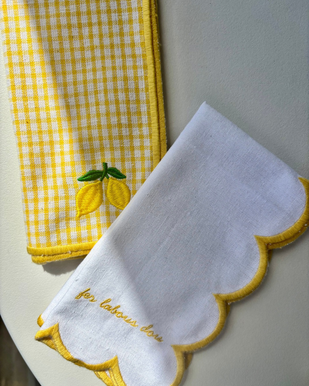 PIKNIK Set de 4 Jaune