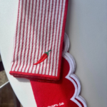 PIKNIK - set de 4 serviettes de table rouges